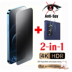 2 in 1 Anti-Spy Matte Screen Protector REALME