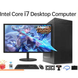 ICON Desktop Computer Original Brand New Inter i7 Full Set PC Set Gaming computer/17-24 inch Monitor