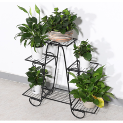 6 Tier Iron Flower Pot Stand Corner Plant Holder for Garden Indoor Outdoor Decor