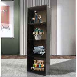 ALVIN 4-tier utility cabinet/bookcase/storage cabinet/cabinet